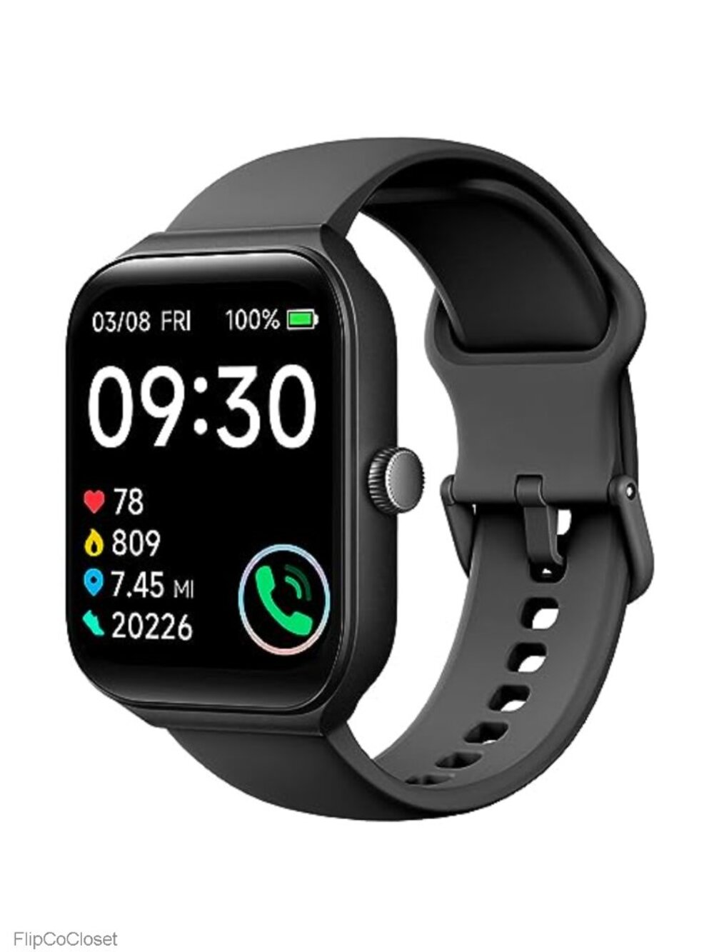 Smart Watch with Alexa, Fitness Tracker, IP68 Waterproof, Heart Rate Monitor,